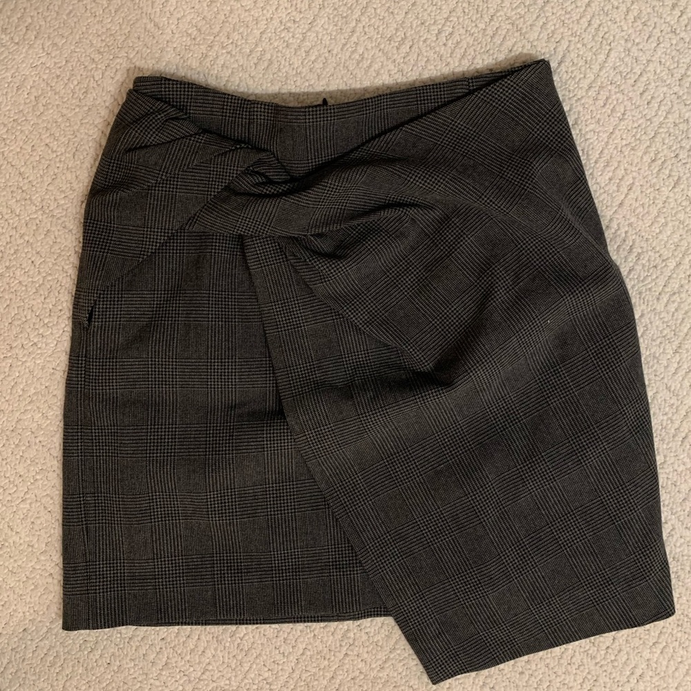 Aritzia BABATON plaid mini skirt